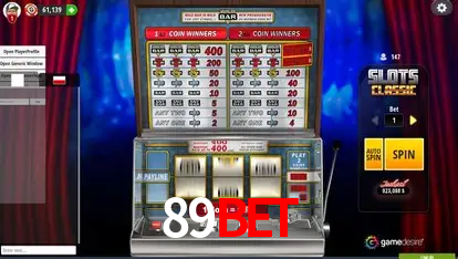 Cassino ao vivo com dealers reais na 89BET